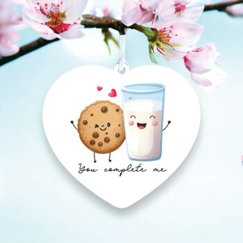 Cute Milk And Cookie Love Decoration, 2 of 2