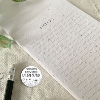 Plantable To Do List Notepad, Handmade, Seeded Paper, 7 of 9