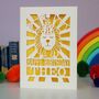 Personalised Papercut Lion Birthday Card, thumbnail 7 of 7