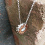 Silver And Rose Gold Perspex Necklace, thumbnail 1 of 4