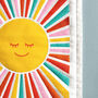 Retro Sunshine Textile Wall Hanging, thumbnail 5 of 5