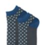 Crosslet Grey And Cube Black Men's Trainer Socks Bundle, thumbnail 6 of 7