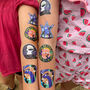 Kids Tattoos: Unicorn, Dinosaur, Astronaut And Monkey, thumbnail 2 of 4