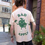 Bad Apple Unisex Printed T Shirt In Peach, thumbnail 1 of 5