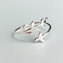 Sterling Silver Branch And Leaf Adjustable Ring, thumbnail 1 of 5