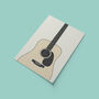Acoustic Guitar Print | Instrument Music Poster, thumbnail 6 of 8