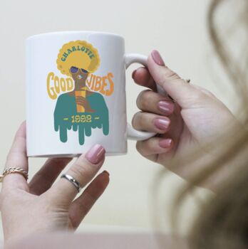 Personalised 70's Retro Mug, 2 of 6