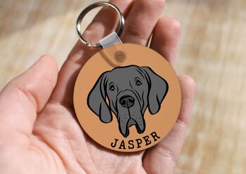 Great Dane Keychain, 2 of 7