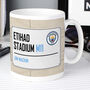 Manchester City Fc Street Sign Mug, thumbnail 2 of 3