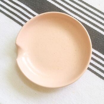 Pink Ceramic Spoon Rest ~ Boxed, 4 of 7