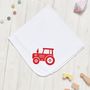 Personalised Tractor Baby Blanket, thumbnail 1 of 5