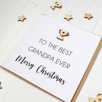 Merry Christmas To Best Grandad Card, 2 of 2