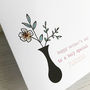 Floral Vase, Grandmother Card, thumbnail 2 of 3