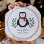 Penguin Christmas Cross Stitch Kit, thumbnail 1 of 7