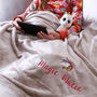 Ultra Soft Children's Personalised Animal Blanket, thumbnail 1 of 7