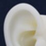 Sterling Silver White Opal Huggie Hoop Earrings, thumbnail 6 of 11
