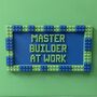 Lego Compatible Master Builder Door Sign, thumbnail 4 of 4