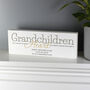 Personalised Grandchildren Wooden Sign, thumbnail 3 of 4