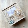 Personalised Lion Photo Baby Keepsake Box, thumbnail 1 of 2