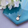 9ct Gold Small Medallion Necklace, thumbnail 2 of 3