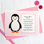 'Penguin Love You Because' Personalised Birthday Card, thumbnail 2 of 4