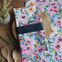 Painterly Blooms Tea Towel, thumbnail 3 of 3