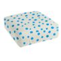 Hand Painted Linen Floor Cushion Cube In Polka Dot Print, thumbnail 10 of 12