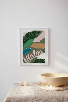 Mismatch Jungle Abstract Wall Print, 3 of 7