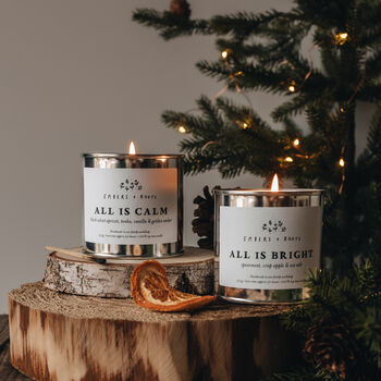 All Is Calm Soy Candle Gift, 4 of 7