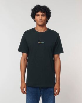 Custom Flag 100% Organic Cotton Men's T Shirt, 5 of 8