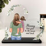 Personalised Mother And Baby Daughter Heart Plaque, thumbnail 1 of 6