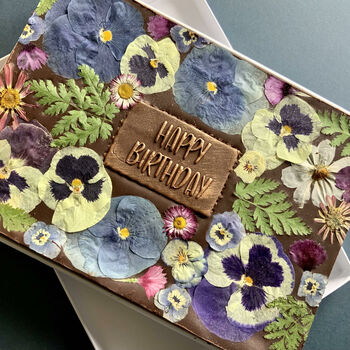 ‘Happy Birthday’ Fudgy Brownie Gift Box, 3 of 4