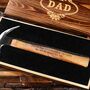 Personalised Hammer Wooden Box Engraved, thumbnail 4 of 12
