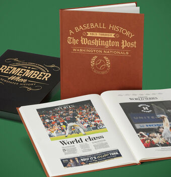 Washington Nationals Personalised Gift Newspaper Book, 11 of 11