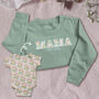 Personalised 'Mummy' Appliqué Keepsake Sweatshirt, thumbnail 9 of 11