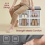Shoe Bench Storage Bench Padded Seat Adjustable, thumbnail 3 of 5
