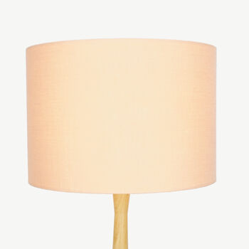 Linen Peach Lampshade, 2 of 9