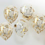 Gold Oh Baby! Baby Shower Confetti Balloons Five Pack, thumbnail 1 of 3