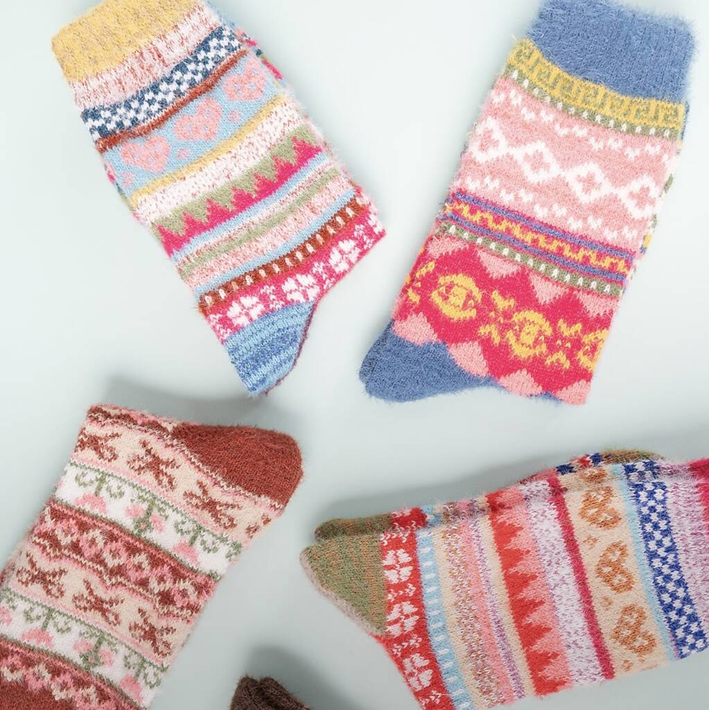 Nordic Wool Blend Socks, 1 of 6