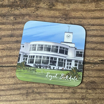 Set Of Four British Open Golf Club Coasters, 10 of 12
