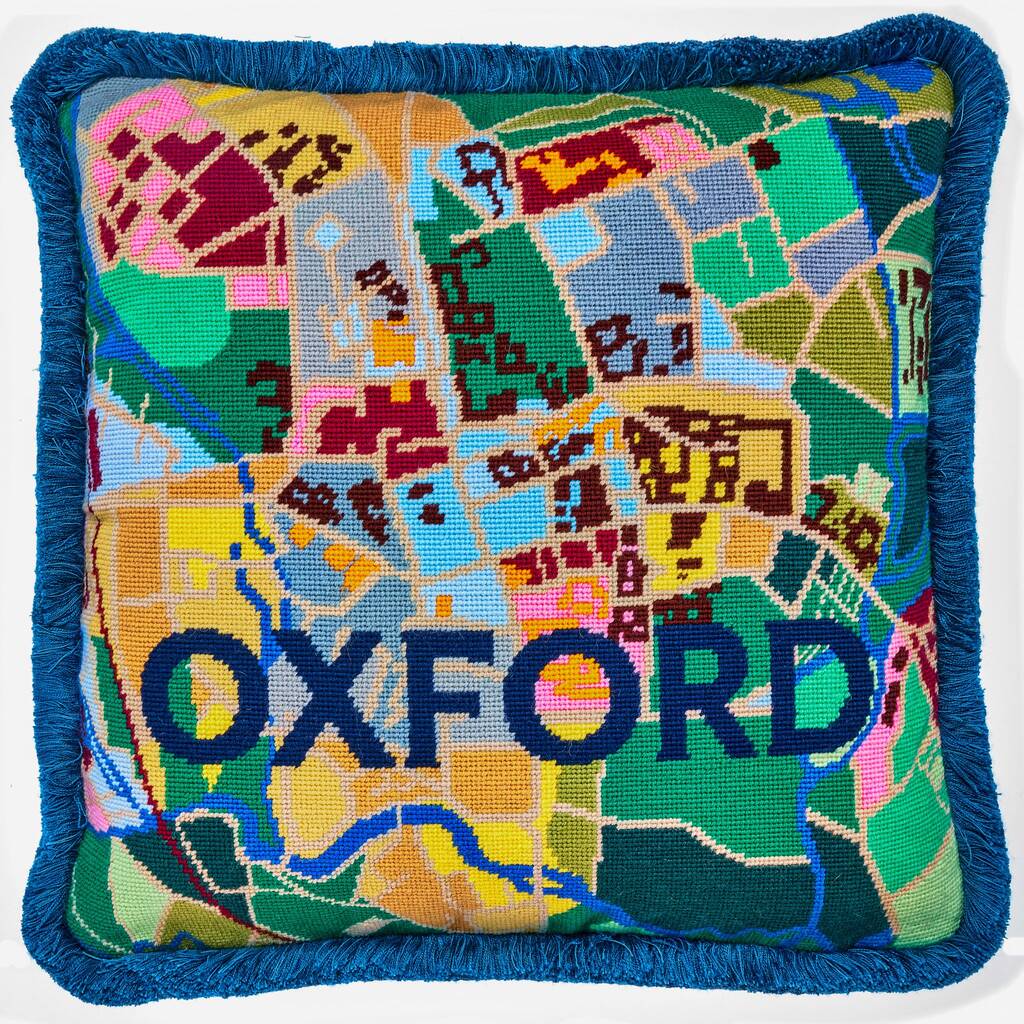 Oxford City Map Tapestry Kit, 1 of 9