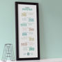 Personalised 'Story Of Us' Timeline Print, thumbnail 9 of 12
