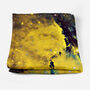 Space Fleece Blanket Pacman Nebula Yellow, thumbnail 3 of 10