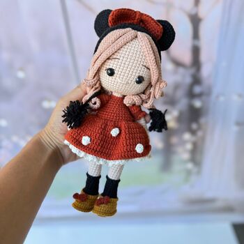 Handmade Crochet Doll, Toys For Kids, 8 of 12