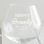 Personalised Brandy Glass For Grandad, thumbnail 3 of 3