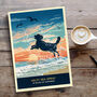 Limited Edition Seaside Golden Retriever Gift Print, thumbnail 6 of 12
