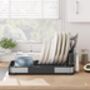 Compact Dish Drying Rack Steel Dish Drainer, thumbnail 3 of 7