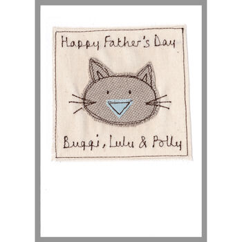 Personalised Cat Birthday Card For Him, 6 of 12