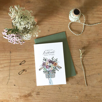 ‘Loveliness’ Floral Birthday Friend Appreciation Card, 3 of 3