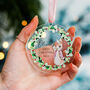 Babys First Christmas Personalised Acrylic Tree Bauble, thumbnail 7 of 11